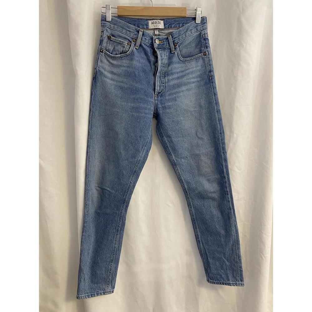 AGOLDE WOMEN'S FEEL GOOD PREMIUM DENIM JEANS BLUE 25.   -0081